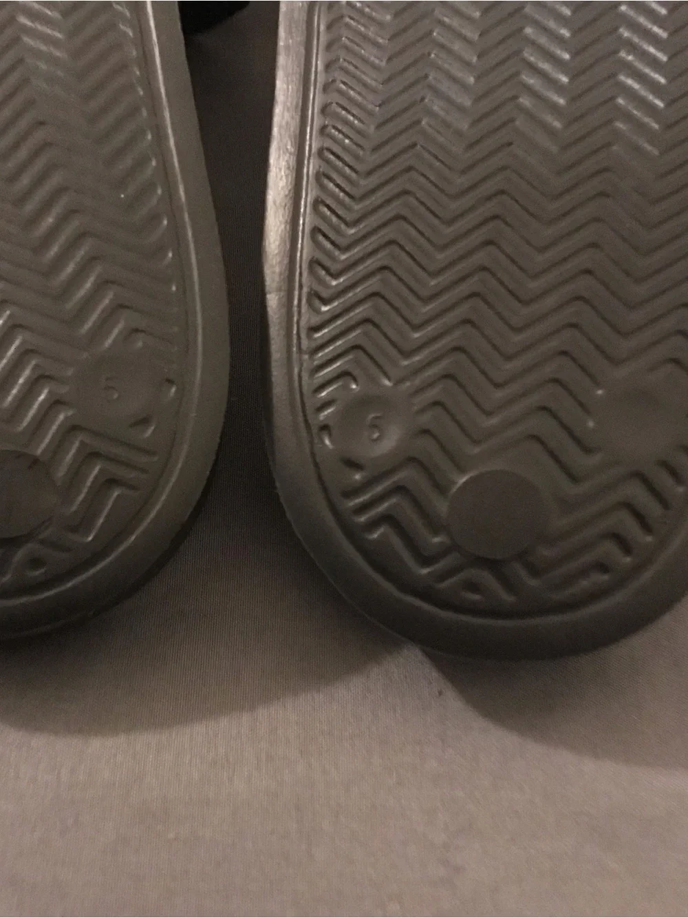 adidas Black Slides with White Stripes